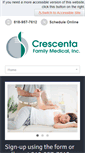 Mobile Screenshot of crescentafamilymedical.com